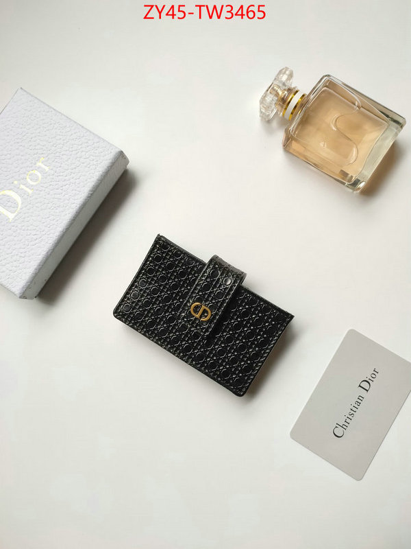 Dior Bags(4A)-Wallet-,ID: TW3465,$: 45USD