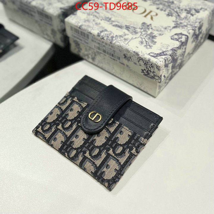 Dior Bags(TOP)-Wallet-,ID: TD9685,$: 59USD