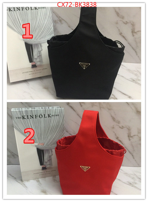 Prada Bags(4A)-Handbag-,ID: BK3838,$:72USD