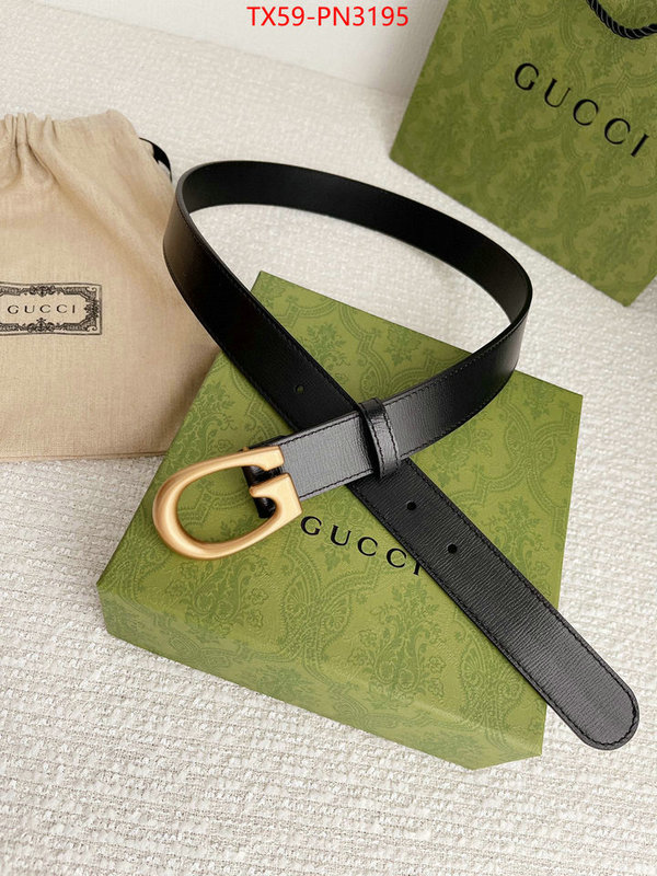 Belts-Gucci,aaaaa class replica , ID: PN3195,$: 59USD