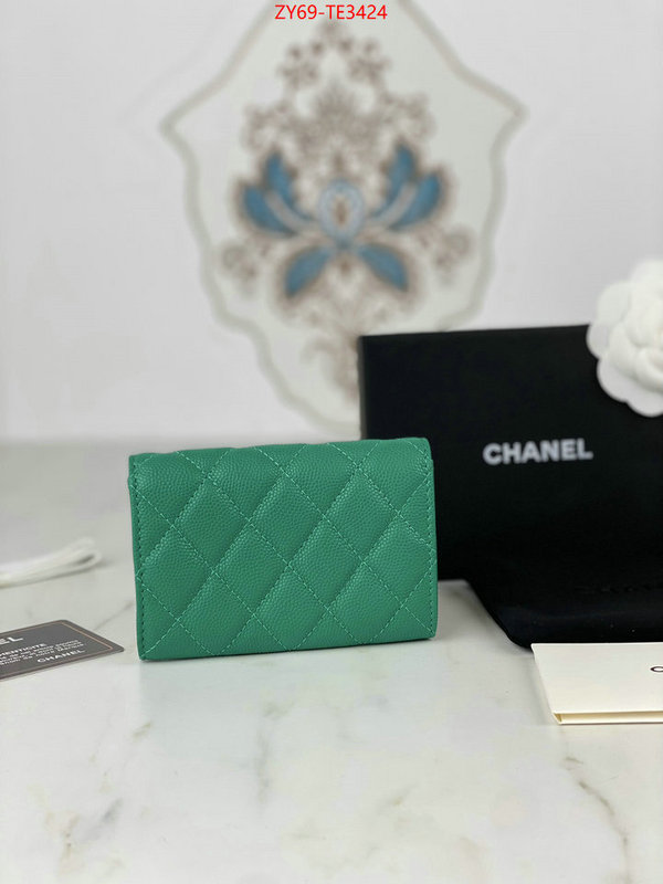 Chanel Bags(4A)-Wallet-,ID: TE3424,$: 69USD