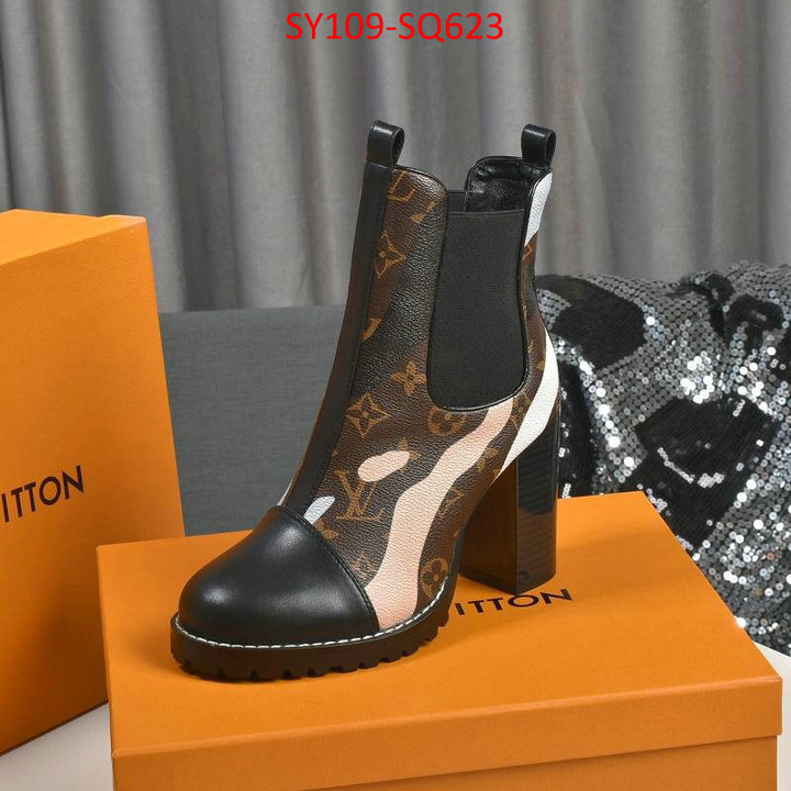 Women Shoes-LV,wholesale imitation designer replicas , ID:SQ623,$: 109USD