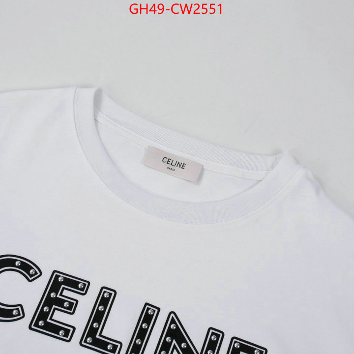 Clothing-Celine,what is a 1:1 replica , ID: CW2551,$: 49USD