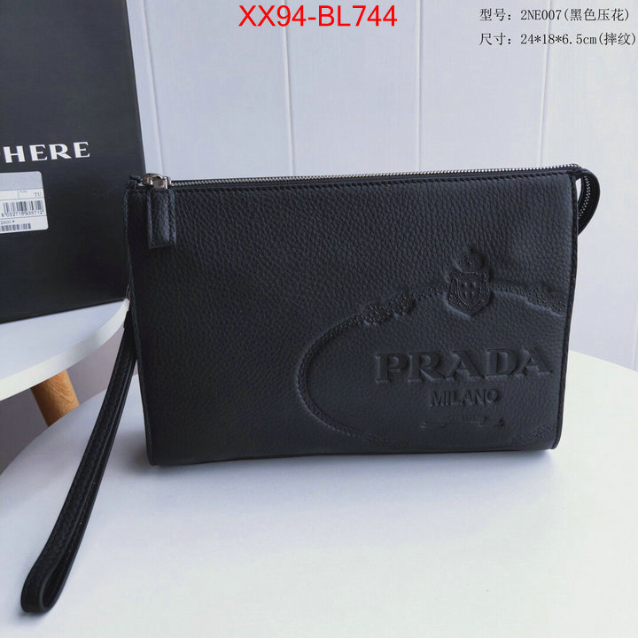 Prada Bags(TOP)-Clutch-,ID: BL744,$:94USD