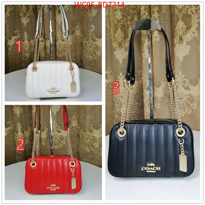 Coach Bags(4A)-Handbag-,buy luxury 2023 ,ID: BD7214,$: 95USD