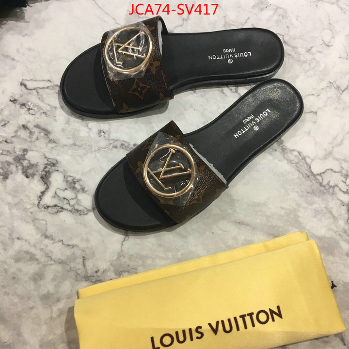 Women Shoes-LV,what 1:1 replica , ID: SV417,$:74USD