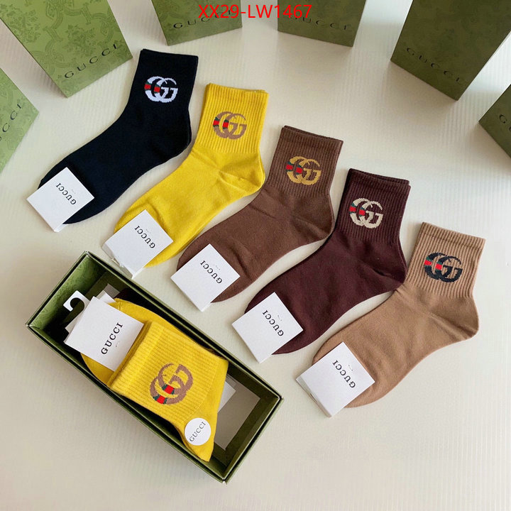 Sock-Gucci,aaaaa+ replica designer , ID: LW1467,$: 29USD