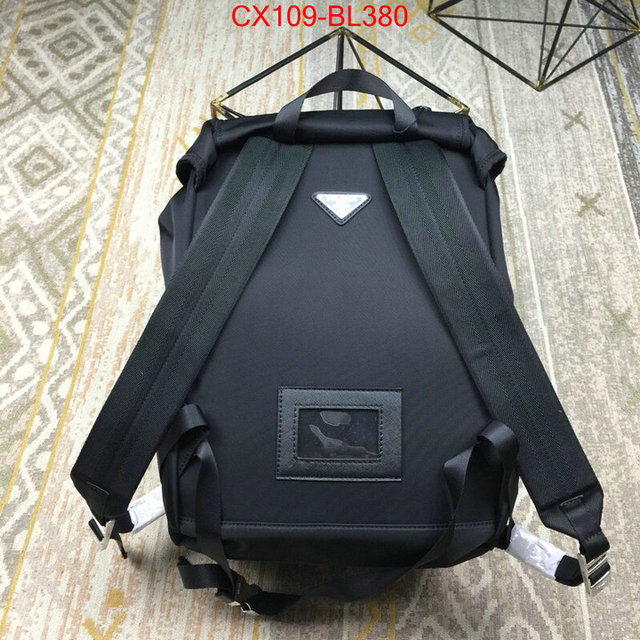 Prada Bags(4A)-Backpack-,luxury fake ,ID: BL380,$:109USD