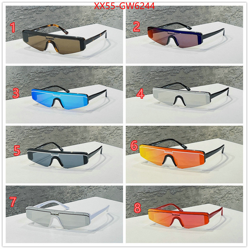 Glasses-Balenciaga,only sell high-quality , ID: GW6244,$: 55USD