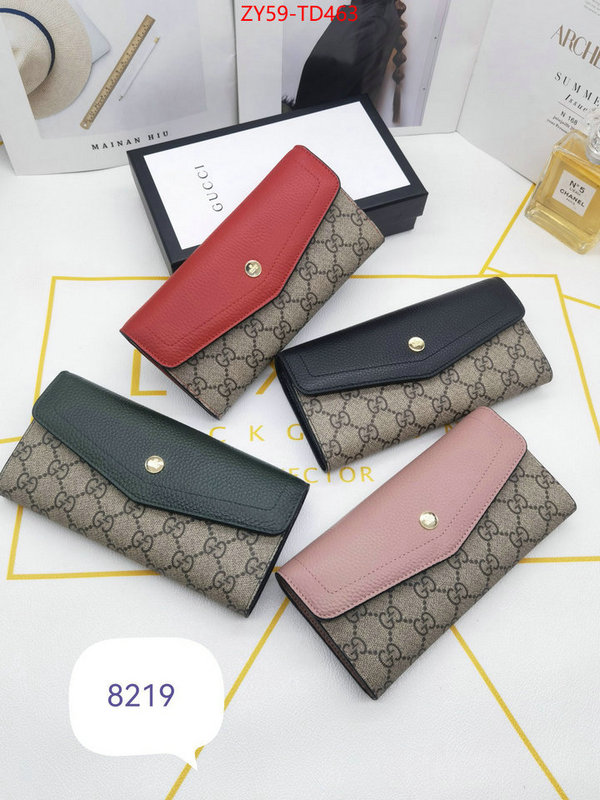 Gucci Bags(4A)-Wallet-,ID: TD463,$: 59USD