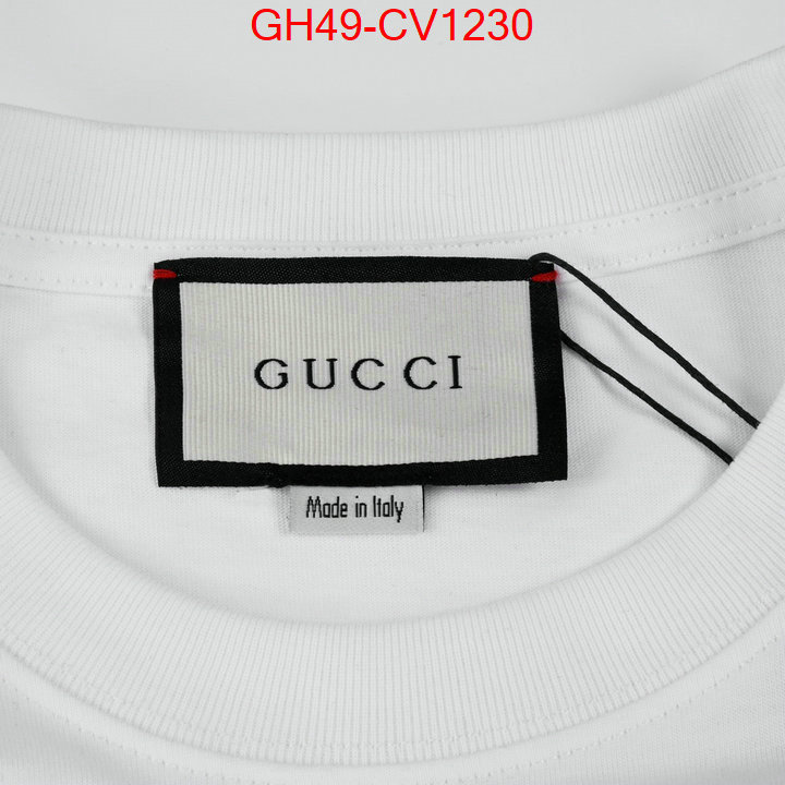 Clothing-Gucci,the best quality replica , ID: CV1230,$: 49USD