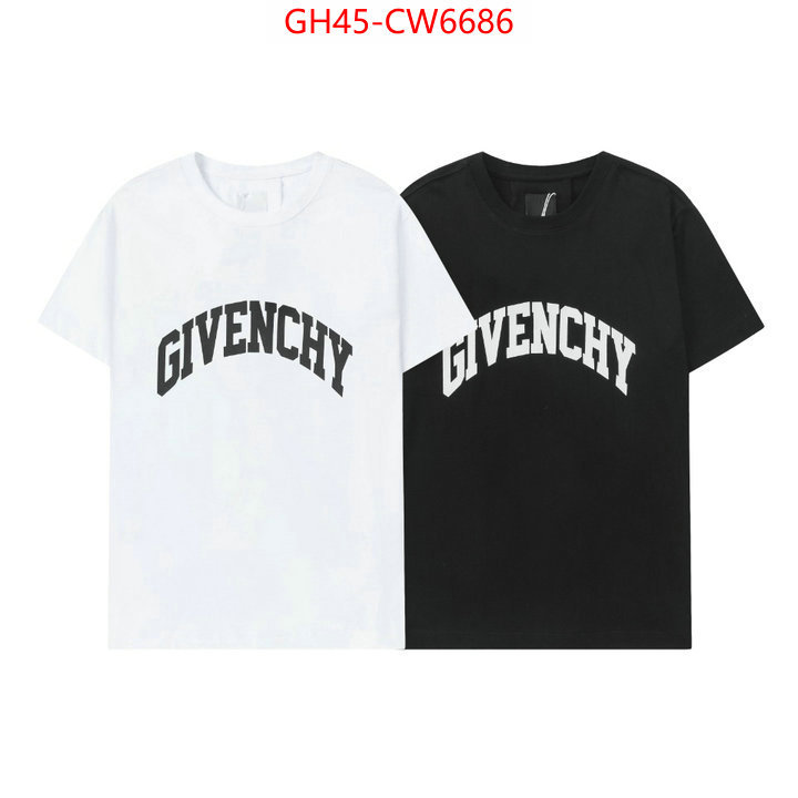 Clothing-Givenchy,brand designer replica ,ID: CW6686,$: 45USD