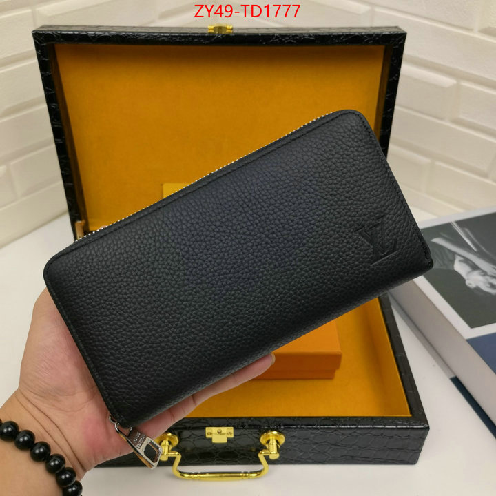 LV Bags(4A)-Wallet,ID: TD1777,$: 49USD