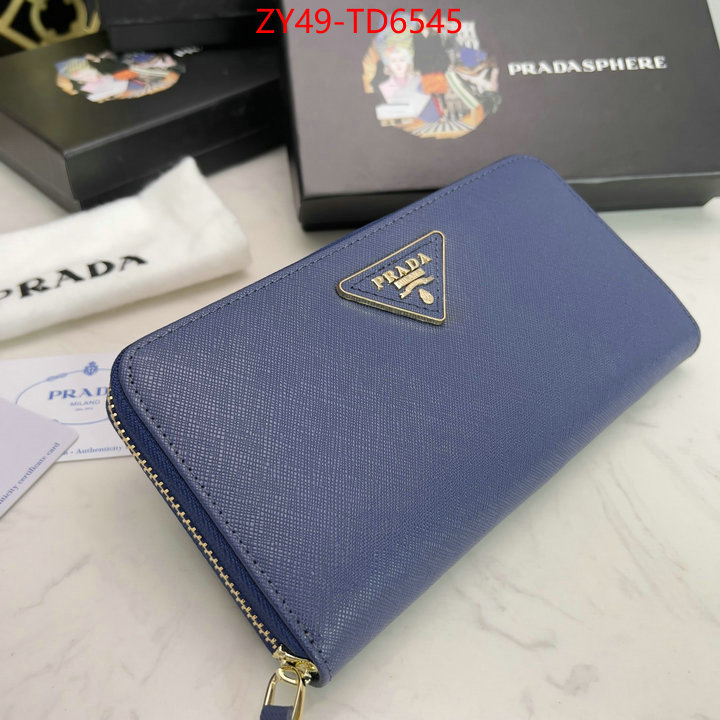 Prada Bags(4A)-Wallet,buy replica ,ID: TD6545,$: 49USD