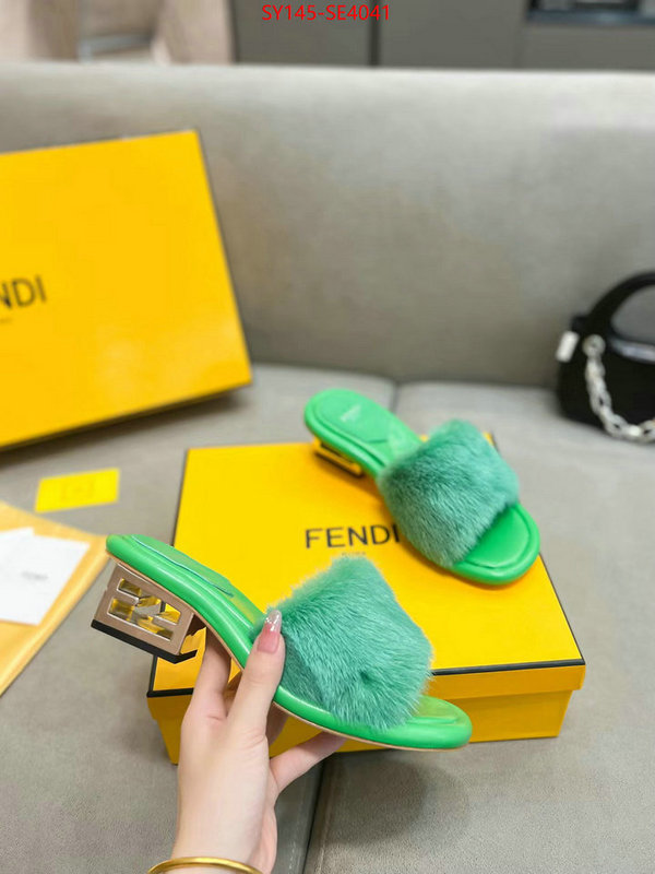 Women Shoes-Fendi,best replica quality , ID: SE4041,$: 145USD