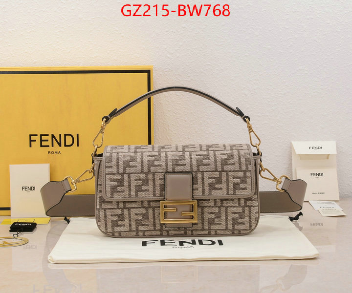 Fendi Bags(TOP)-Baguette,replica 1:1 high quality ,ID: BW768,$: 215USD