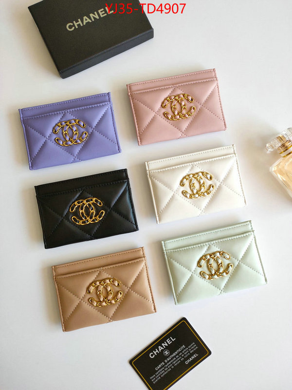 Chanel Bags(4A)-Wallet-,ID: TD4907,$: 35USD
