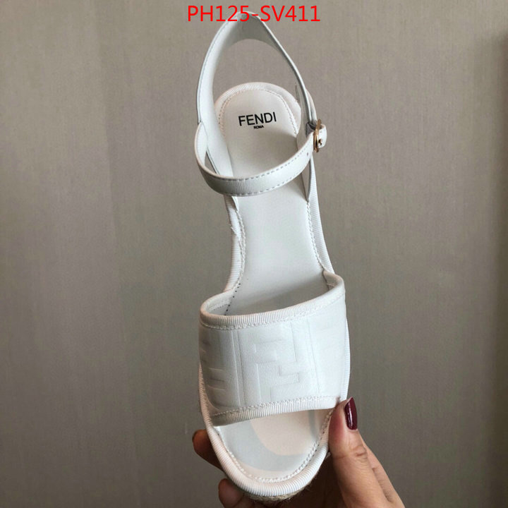 Women Shoes-Fendi,replica online , ID: SV411,$:125USD