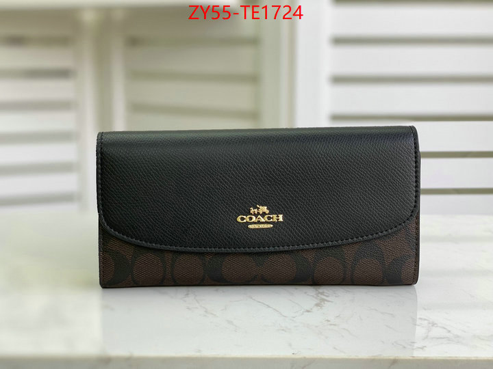 Coach Bags(4A)-Wallet,store ,ID: TE1724,$: 55USD