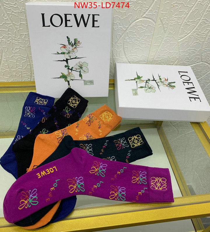 Sock-Loewe,designer 1:1 replica , ID: LD7474,$: 35USD