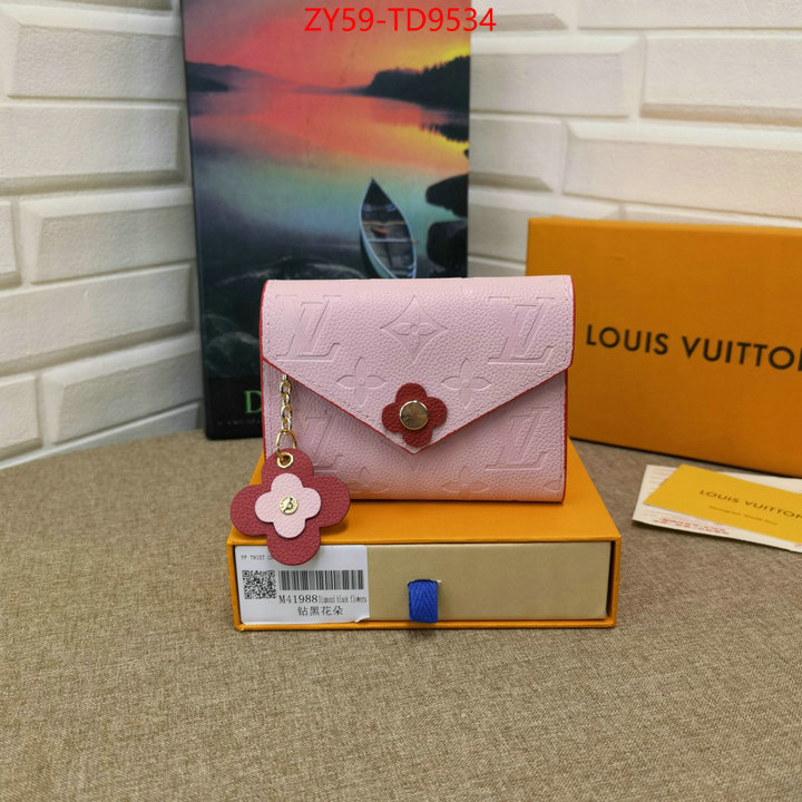 LV Bags(4A)-Wallet,luxury fashion replica designers ,ID: TD9534,$: 59USD