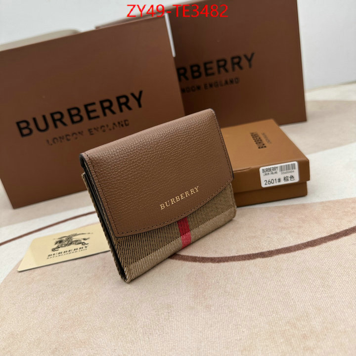 Burberry Bags(4A)-Wallet,high quality designer ,ID: TE3482,$: 49USD