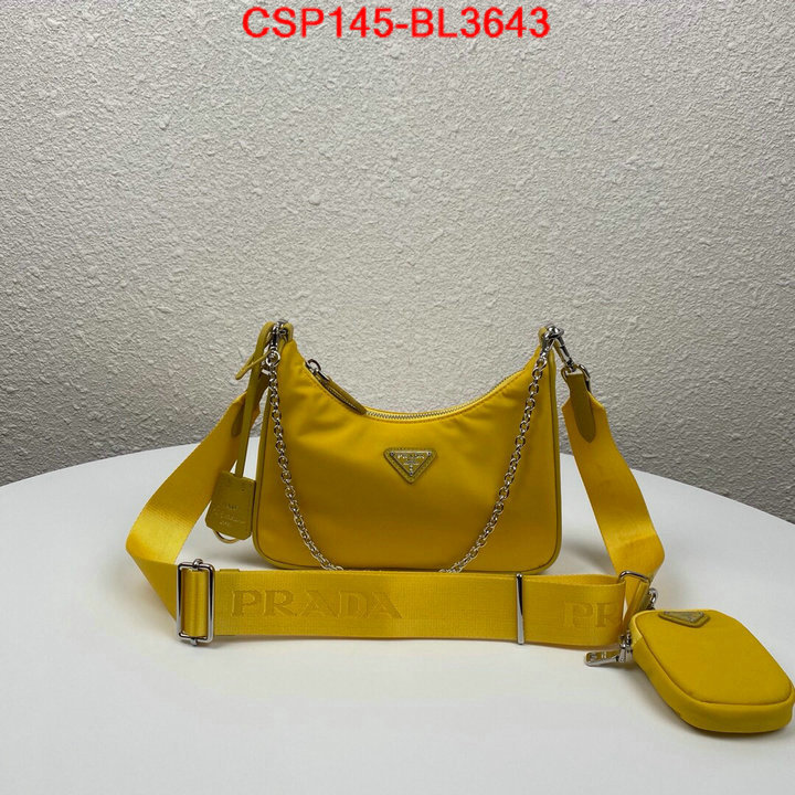 Prada Bags(TOP)-Re-Edition 2005,ID: BL3643,$: 145USD