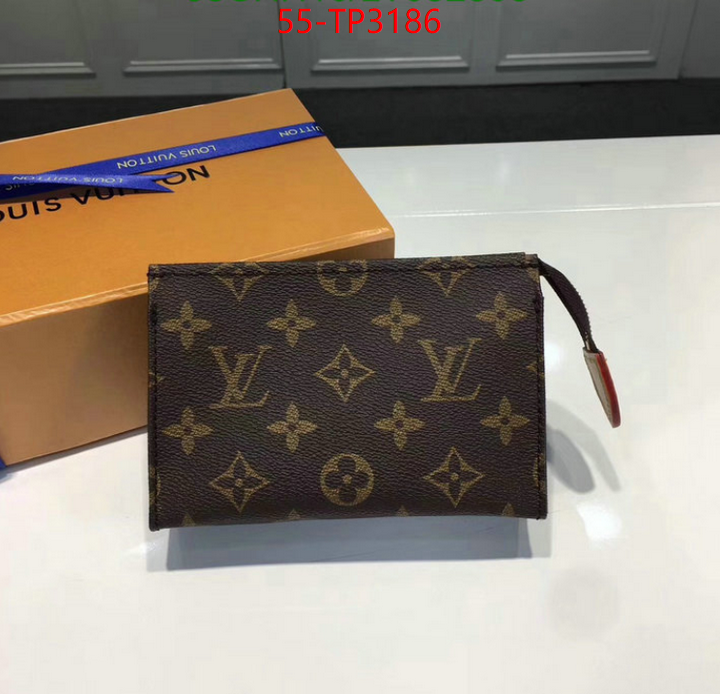 LV Bags(TOP)-Wallet,ID: TP3186,$: 55USD
