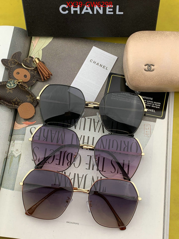 Glasses-Chanel,mirror quality , ID: GW6298,$: 39USD