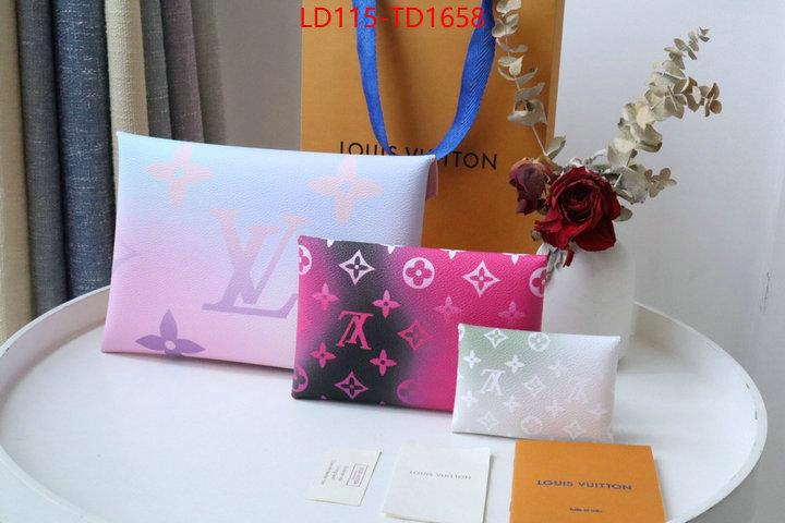 LV Bags(TOP)-Wallet,ID: TD1658,$: 115USD