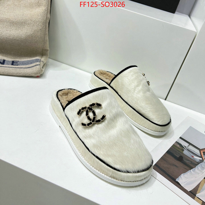 Women Shoes-Chanel,how quality , ID: SO3026,$: 125USD