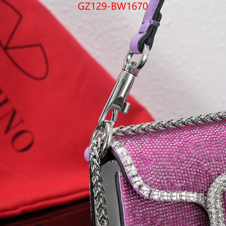 Valentino Bags(4A)-LOC-V Logo ,what is a 1:1 replica ,ID: BW1670,$: 129USD