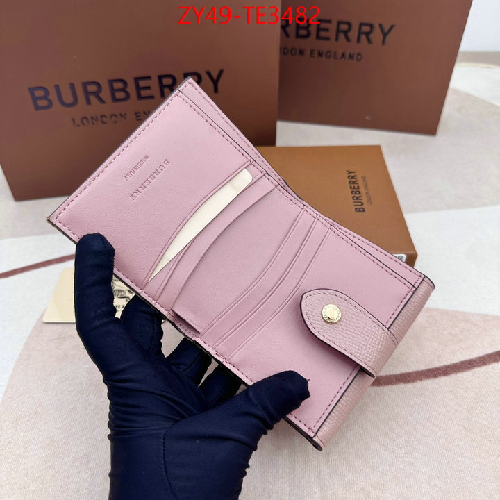 Burberry Bags(4A)-Wallet,high quality designer ,ID: TE3482,$: 49USD