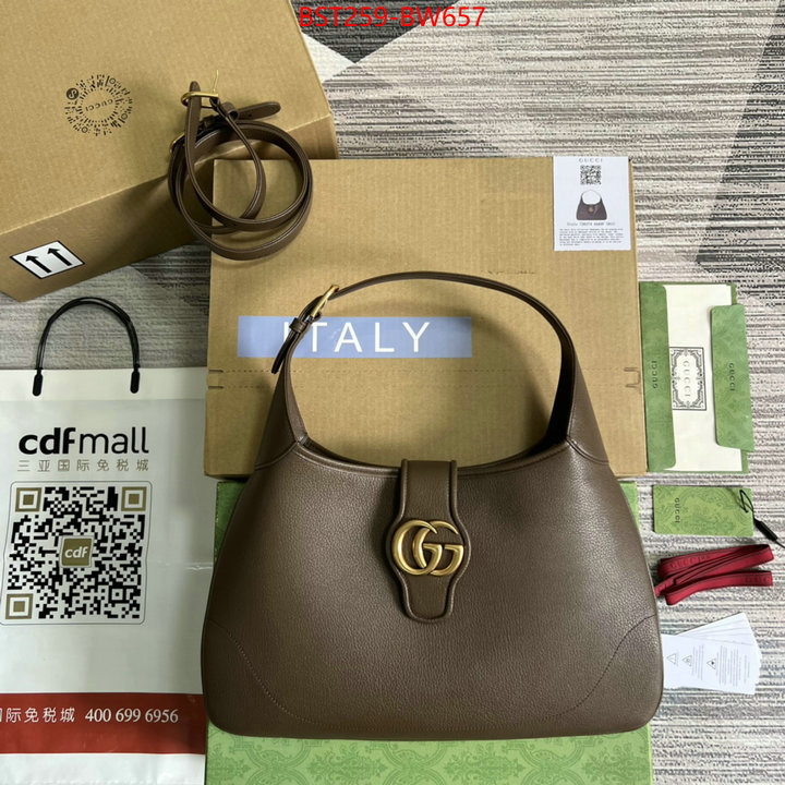 Gucci Bags(TOP)-Marmont,7 star quality designer replica ,ID: BW657,$: 259USD