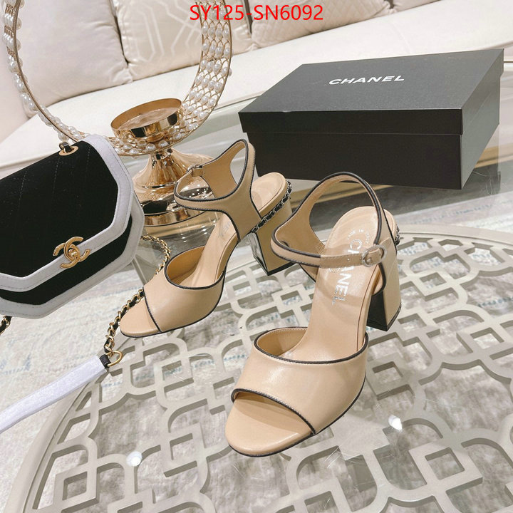 Women Shoes-Chanel,aaaaa class replica , ID: SN6092,$: 125USD