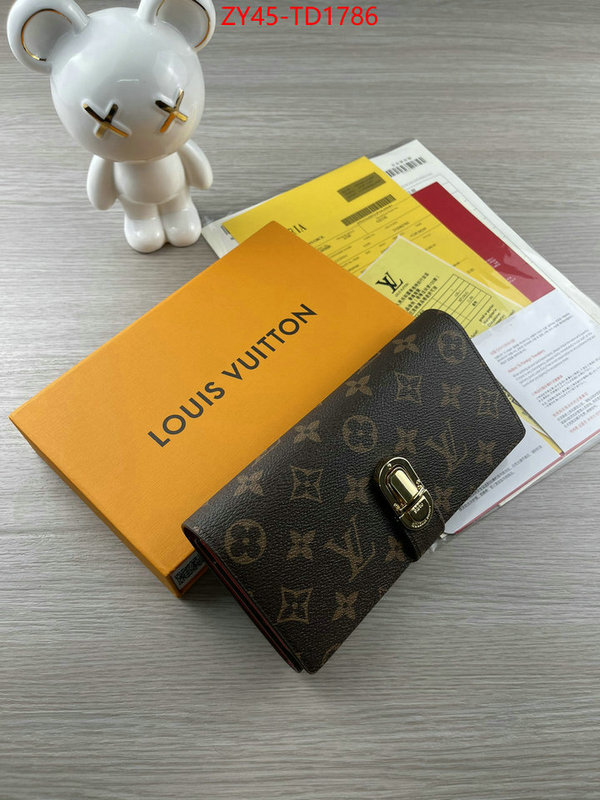 LV Bags(4A)-Wallet,ID: TD1786,$: 45USD