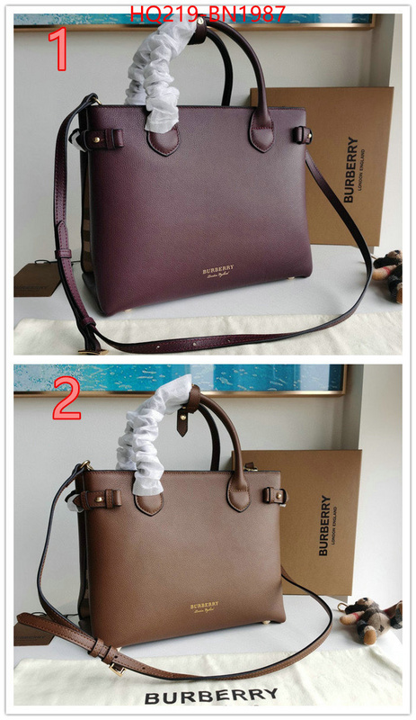 Burberry Bags(TOP)-Handbag-,only sell high-quality ,ID: BN1987,$: 219USD