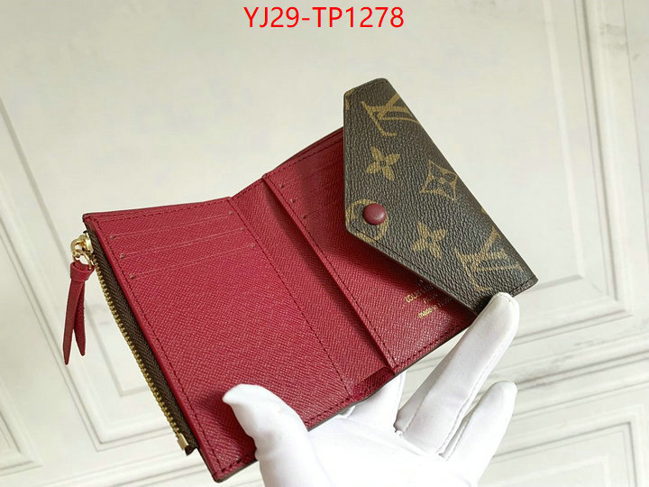 LV Bags(4A)-Wallet,ID: TP1278,$: 29USD