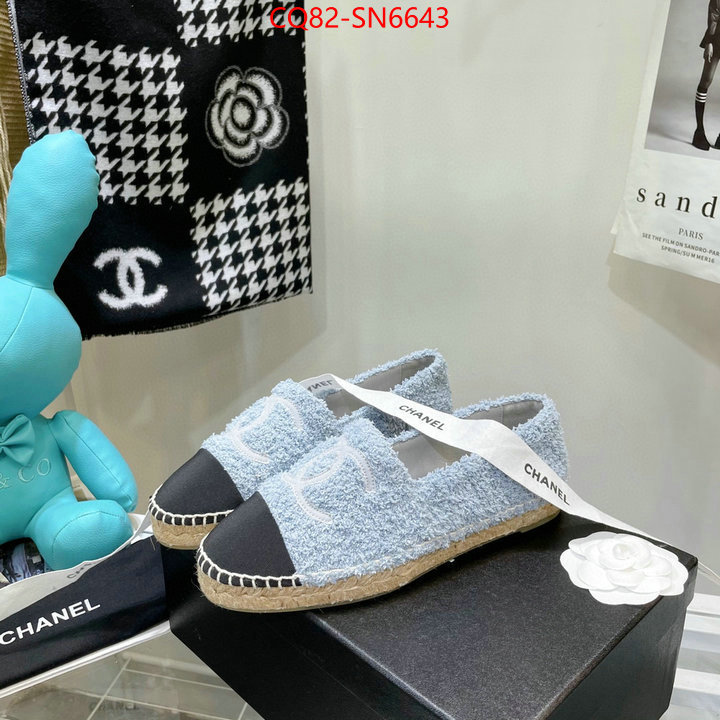 Women Shoes-Chanel,only sell high quality , ID: SN6643,$: 82USD