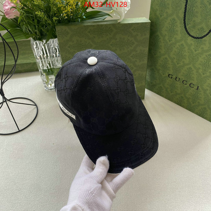 Cap (Hat)-Gucci,high quality 1:1 replica , ID: HV128,$: 32USD