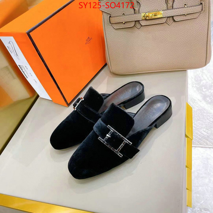 Women Shoes-Hermes,1:1 replica wholesale , ID: SO4172,$: 125USD