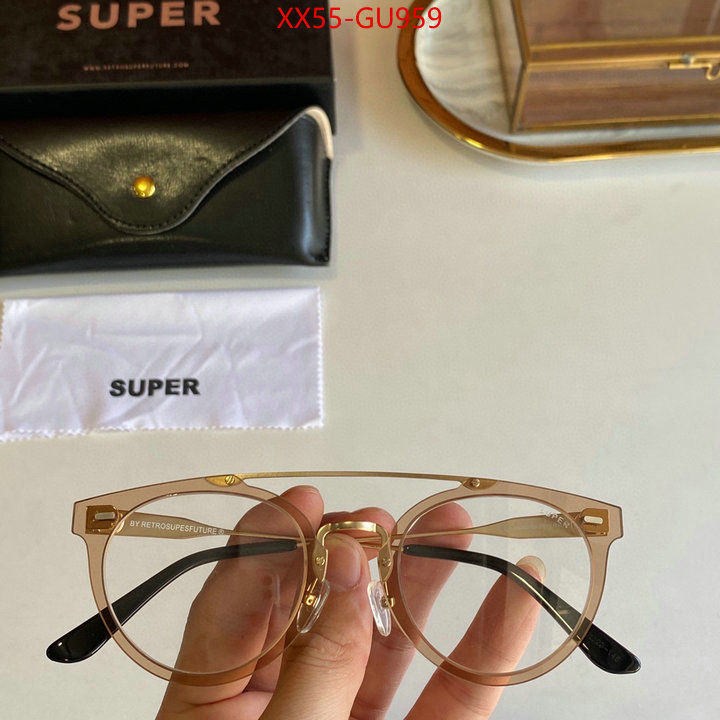 Glasses-Super,luxury fashion replica designers , ID: GU959,$: 55USD