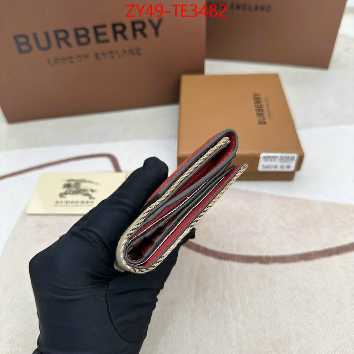 Burberry Bags(4A)-Wallet,high quality designer ,ID: TE3482,$: 49USD