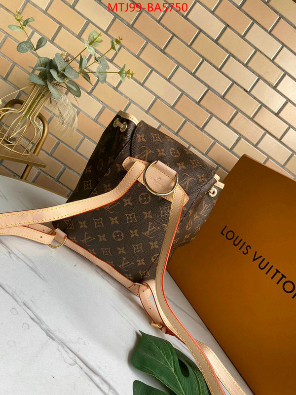 LV Bags(4A)-Backpack-,aaaaa+ replica ,ID: BA5750,$: 99USD