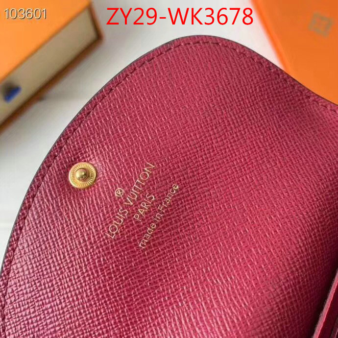 LV Bags(4A)-Wallet,ID: WK3678,$:29USD