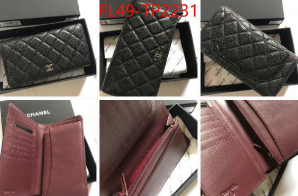 Chanel Bags(4A)-Wallet-,ID: TP2231,$: 49USD