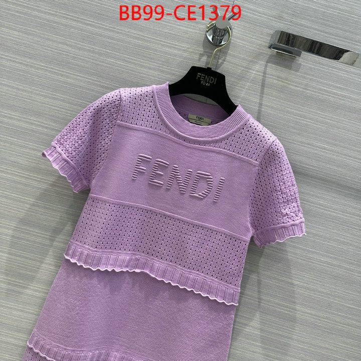 Clothing-Fendi,brand designer replica , ID: CE1379,$: 99USD