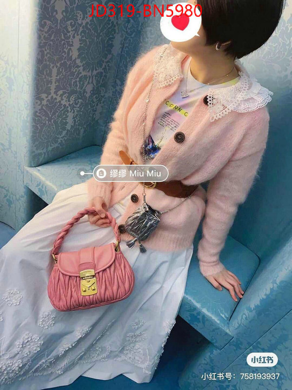 Miu Miu Bags(TOP)-Diagonal-,same as original ,ID: BN5980,$: 319USD