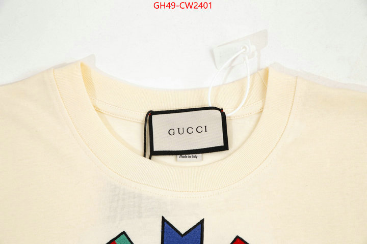 Clothing-Gucci,can i buy replica , ID: CW2401,$: 49USD