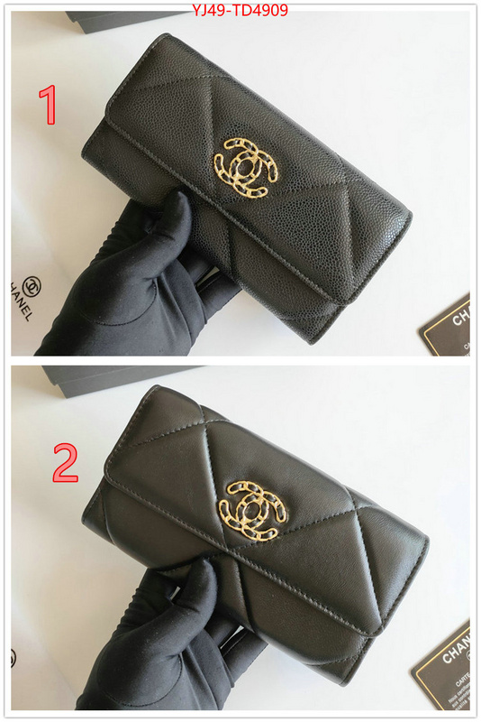 Chanel Bags(4A)-Wallet-,ID: TD4909,$: 49USD